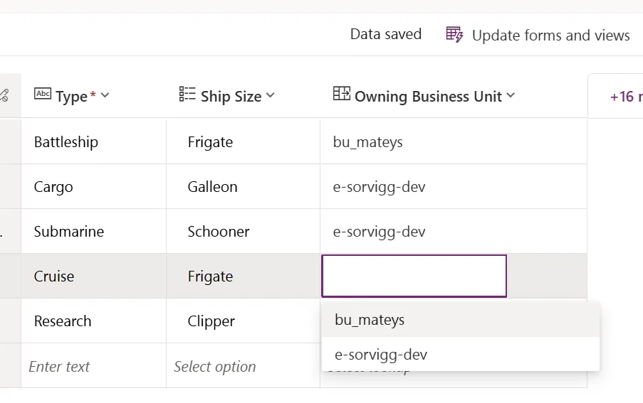 How to set up Row-Level Security with Record Ownership Across Business Units in a Power Platform Environment