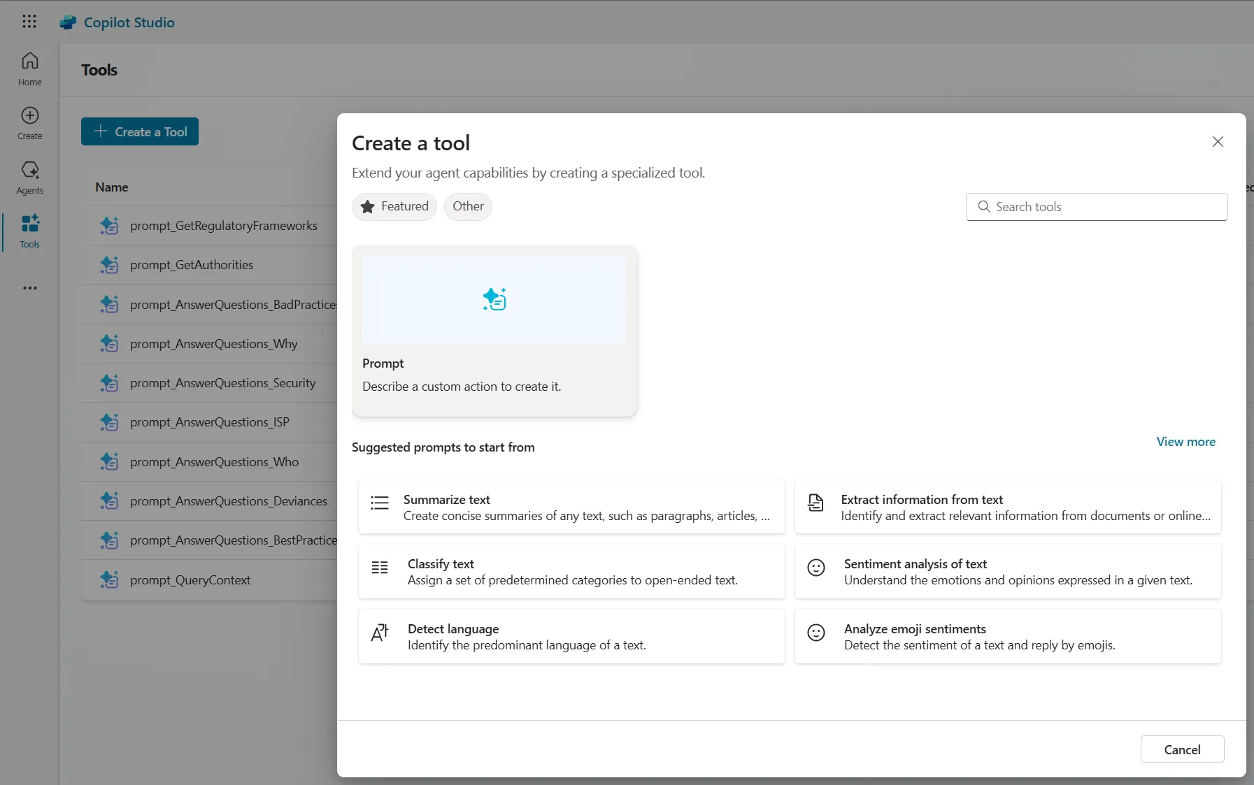 Prompt Generation and Data Integration in Power Platform Copilot Studio