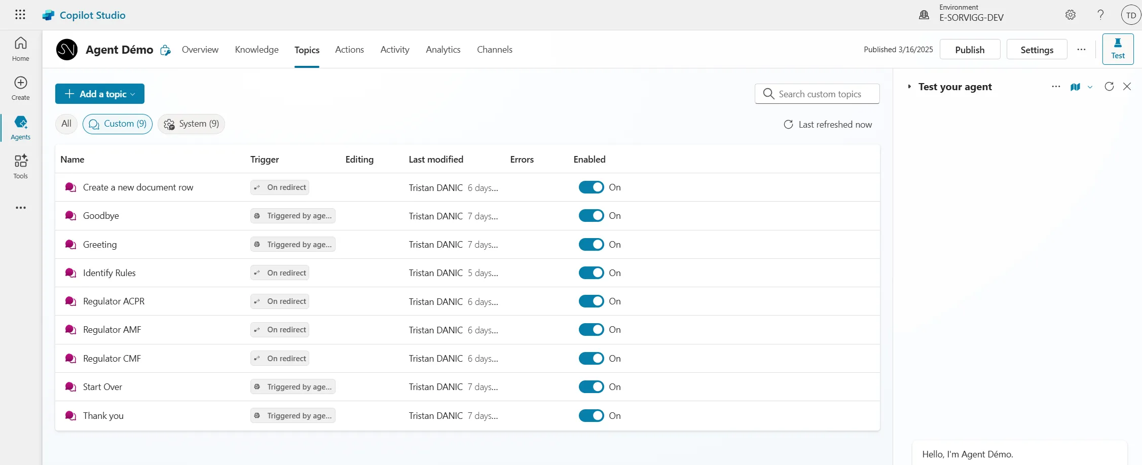 Prompt Generation and Data Integration in Power Platform Copilot Studio
